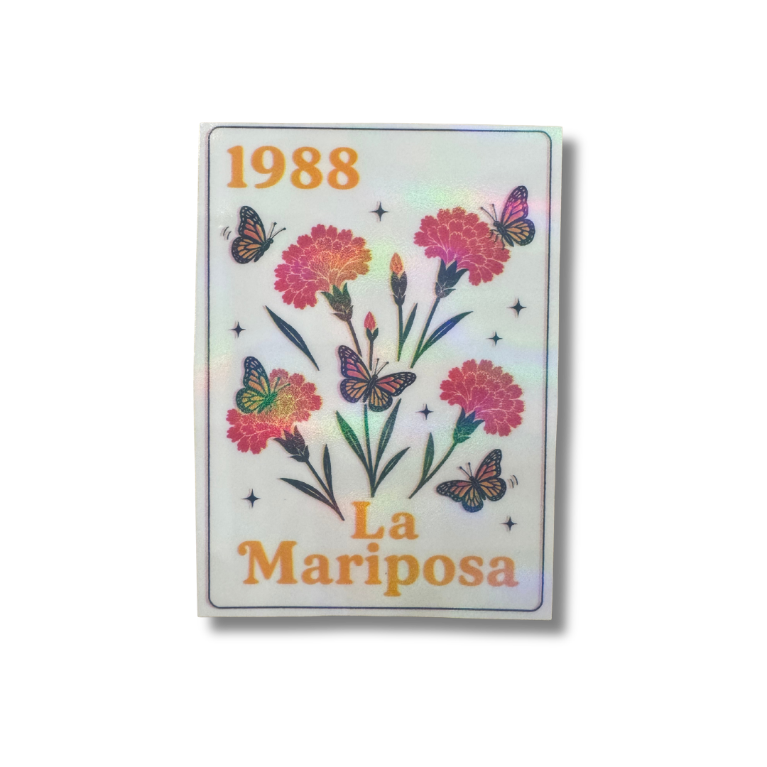 1988 La Mariposa Sticker