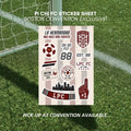 Pi Chi FC Sticker Sheet
