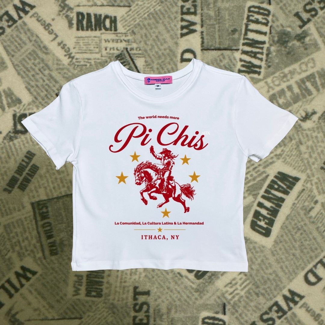 The World Needs More Pi Chis Cropped Baby Tee